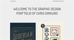 Desktop Screenshot of chrisdimauro.com